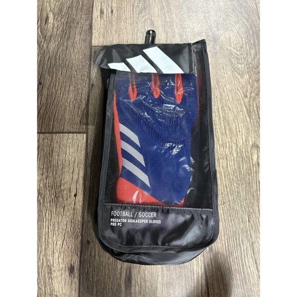 Adidas Predator GL Pro Pc Goalkeeper Soccer Gloves Blue Men Size 11 IX3869 - Picture 1 of 5